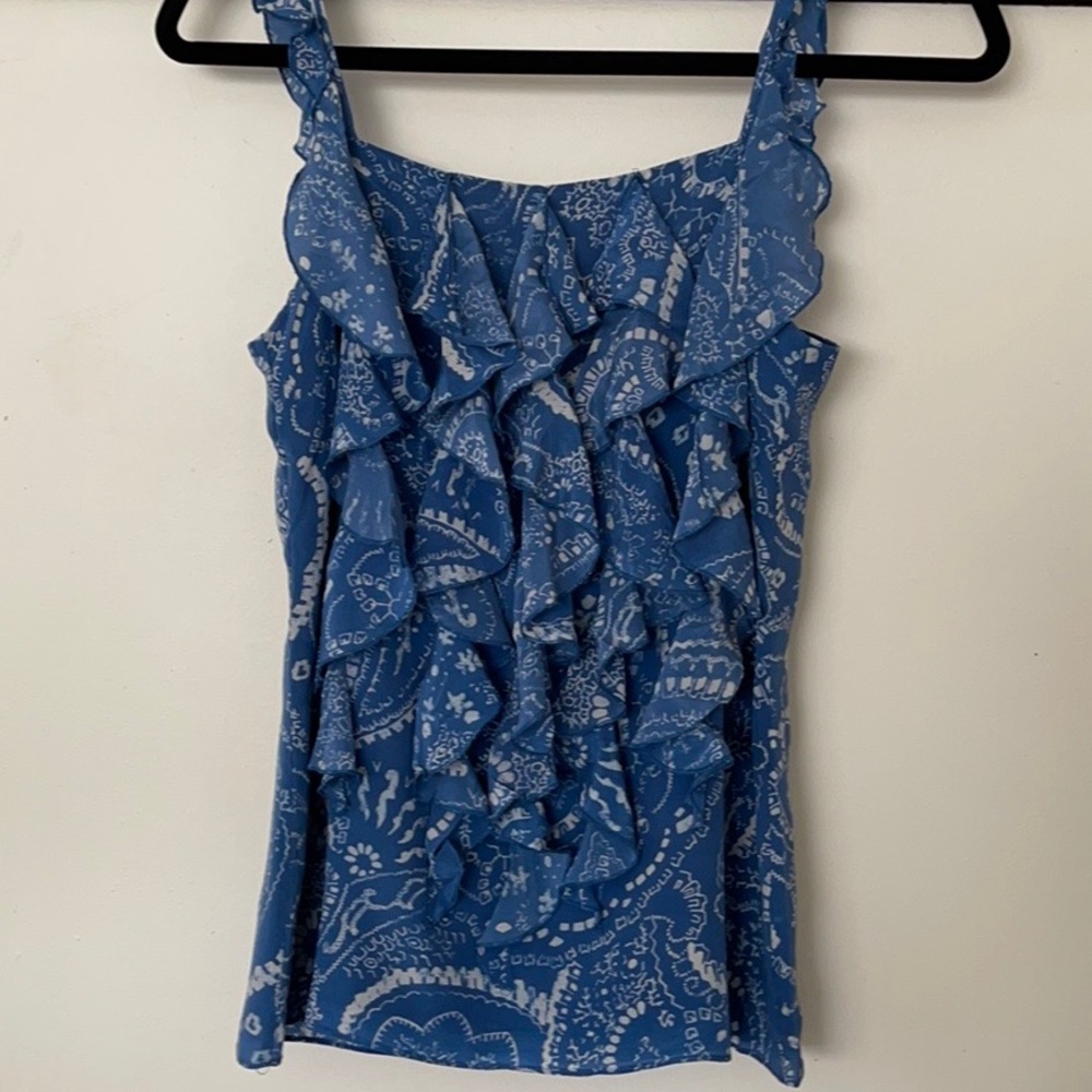 Banana Republic Ruffled Tank Top